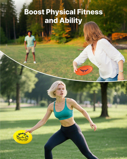 Discgolfset, 5 delar flygande diskar för nybörjare, discgolfstartset för helkroppsstyrketräning, med putter, mellanregister, driver, minimarkör, PDGA-godkänd för utomhusbruk, bakgård, gräsmatta, strand