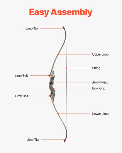 Recurvebåge och pilar-kit, 60 tums träpilbågar, ergonomiskt recurvebågspaket för högerhänt bågskytte, långbåge för utomhusträning, jakt, nybörjare till avancerad, 20 kg