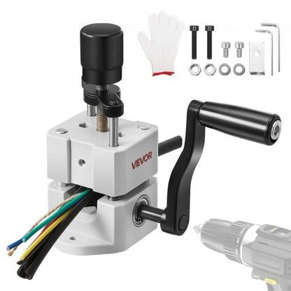 Manual Wire Stripper Stripping Machine 1,5-25 mm (0.06-1 in) Hand or Drill Powered