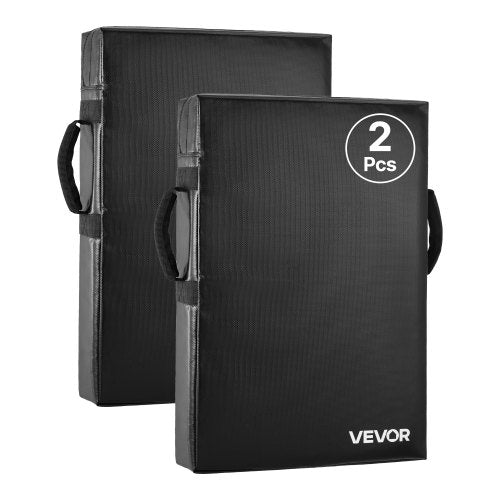 Fotbollsblockdocka, 24x16 tum blockeringsdynor, sparkskydd med handtag, högdensitets svamptackledockor, kraftig träningsutrustning för baskethockey, lacrosse, svart, 2 st