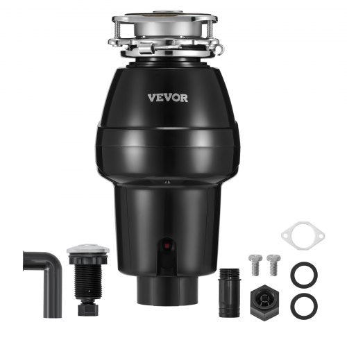 Garbage Disposal 1/2 HP Continuous Food Waste Disposer 3820 RPM 3-Bolt