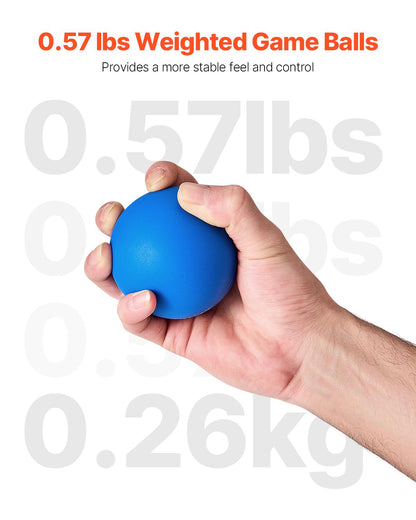 Roll and Score klassisk arkadspelboll, 4-pack ersättningsset, Skee Ball arkadtillbehör för arkadkastbollsspel, perfekt för vuxna barn familj rekreation spelrum utomhusaktiviteter