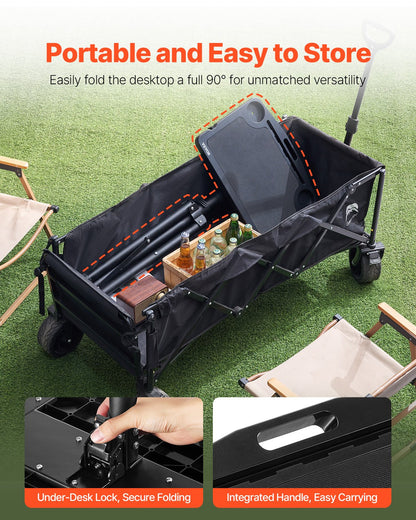 Cykelbord, stationärt hopfällbart justerbart cykeltränings- och löpbandsbord med triangelstöd, halkfritt cykelträningsbord med flera spår och handtag, lämplig för hemmakontorsträning