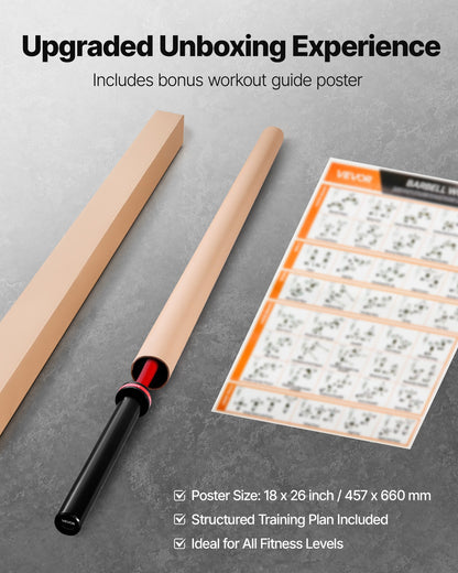 220 cm skivstång, passar 5 cm viktskivor, skivstång med räfflat grepp för styrketräning, tyngdlyftning, knäböj, marklyft, bänkpress, curl, overheadpress, 453 kg kapacitet