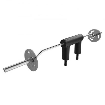 Säker knäböjsstång, 1 500 pund fitnessknäböjsstång, säkerhetsfäste för knäböj med axel- och armstöd, viktstång med 32 mm diameter, idealisk för knäböj framtill, utfall, rehabilitering, sjukgymnastik