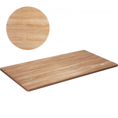 Bordsskiva, 190 x 84 x 2,5 cm, lastkapacitet 90 kg, universellt bord i ett stycke spånskiva för höjdjusterbart elektriskt ståbord, rektangulär bänkskiva för hem och kontor