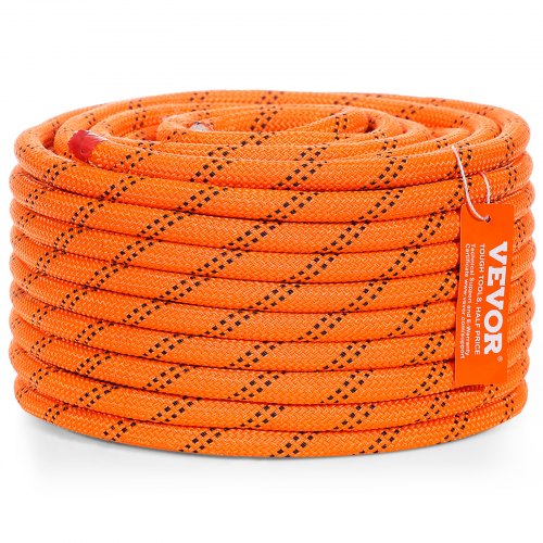 Arborist Trädklätterrep Dubbelflätad Polyester 1/2"/1,3 cm x 120'/36,6 m 48-trådig