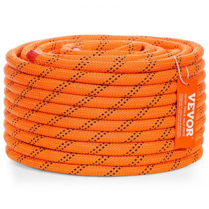 Arborist Trädklätterrep Dubbelflätad Polyester 1/2"/1,3 cm x 120'/36,6 m 48-trådig