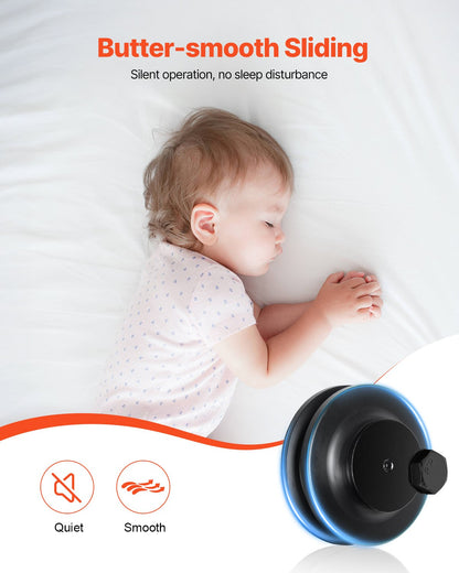 1,8 m skjutdörrssats för ladugårdsdörrar, viktkapacitet 147 kg, kompatibel med maxbredd 91 cm och tjocklek 4,5 till 3,7 cm, enkel skjutdörr, hållbar skena och J-formad rulle, silverfärgad