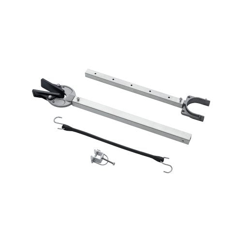 Akterspegelskydd, 24-36 tum, justerbar akterspegelskydd för båtar med komposithuvud, korrosionsbeständiga, lättinstallerade akterspegelskydd för utombordsmotorer under 100 hk, passar för släpvagn och rullvagn