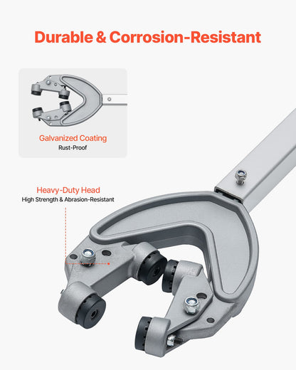 Akterspegel, 24-36 tum, justerbar båtakterspegel med kraftigt huvud, korrosionsbeständiga, lättinstallerade akterspegelskydd för utombordsmotorer under 100 hk, lämplig för rulle och släpvagn