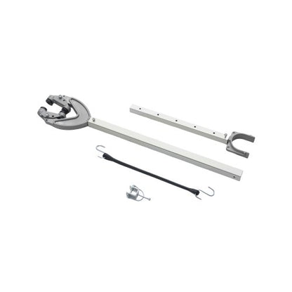 Akterspegel, 32-44 tum, justerbar båtakterspegel med kraftigt huvud, korrosionsbeständiga, lättinstallerade akterspegelskydd för utombordsmotorer under 100 hk, lämplig för rulle och släpvagn