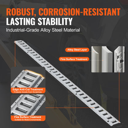 Sats med fastspänningsskenor för E-spår, 24 delar 1,5 m E-spår, inklusive 8 stålskenor, 8 O-ringsankare och 8 förankringspunkter med D-ring, mångsidiga säkringstillbehör för motorcyklar och cyklar, 900 kg last