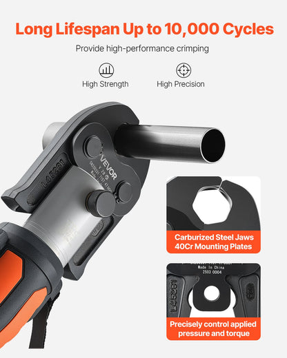 V28 Pressback, 28 mm pressback för V-formade rostfria rör, höghållfasta pressbackar i karburerat stål, kompatibel med standardpressverktyg