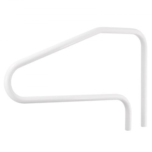 Pool Rail, 122 x 81.3 cm Pool Handrail, 100kg Load Capacity Heavy Duty Stainless Steel Swimming Handrail, Seamless Welding, Recessed or Base Mount, for Poolside, Water Parks, Spa Centers