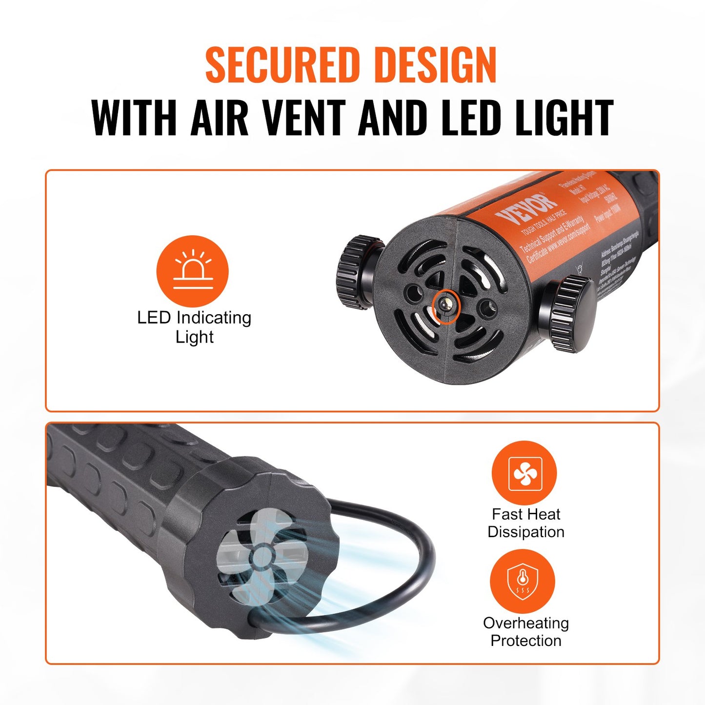 Magnetisk induktionsvärmare, 1000w 220V bärbar handhållen induktionsvärmare med 10 st spolar, flamlös induktionsvärmare bultborttagare med LED-ljus, lämplig för borttagning av rostiga bultar och muttrar