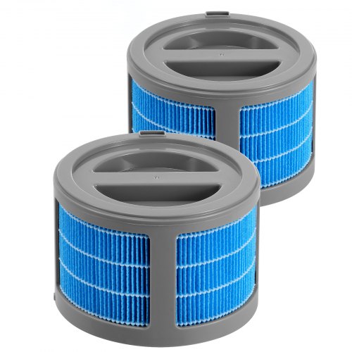 Ersättningsfilter för avdunstningsluftfuktare, 2-pack, kompatibel med 10L (2,64G) modell BZT-242 avdunstningsluftfuktare, enkel att installera för förlängd filterlivslängd