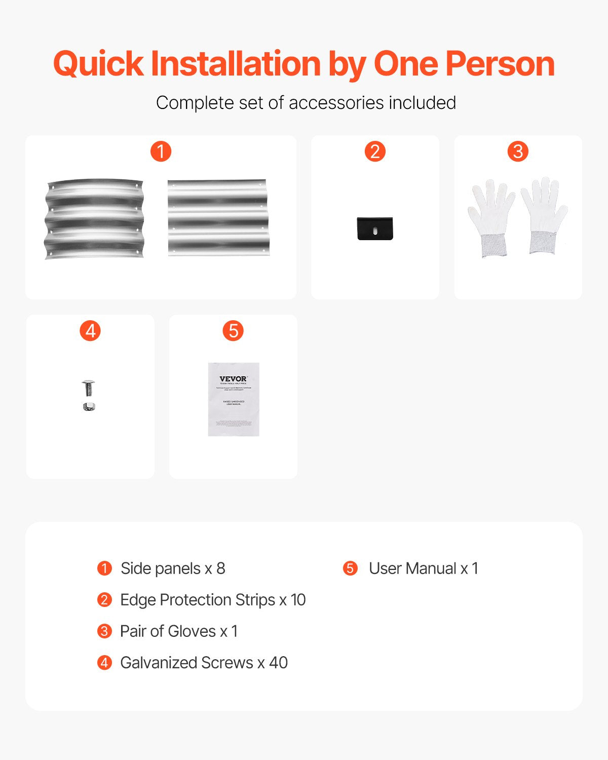 Upphöjd trädgårdsbädd i metall, 11 x 6 x 30 cm galvaniserad planteringslåda för utomhusbruk, med öppen botten, stor oval planteringsbädd för trädgårdsskötsel av grönsaker, blommor, örter och suckulenter, silver
