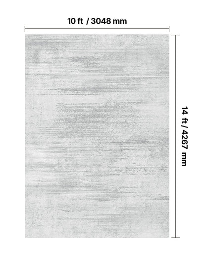 Matta, 10 x 14 fot stor tvättbar matta, halkfri och rivtålig mjuk heltäckningsmatta, husdjurs- och barnvänliga moderna mattor, inomhusmatta för sovrum, kontor, vardagsrum, barnrum, entré, grå