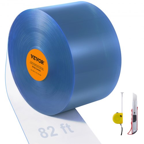 Remsgardin PVC Dörrgardin 2499,4 cm x 20,3 cm Rullkyl/Frys Klar Plast