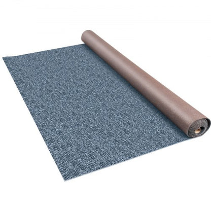 Marinmatta 182,9x396,2 cm båtmatta inomhus utomhusmattor för uteplatsdäck halkfri TPR vattentät bakskärning utomhus marinmatta lätt att rengöra utomhusmatta i rulle entré veranda (182,9x396,2 cm, grå)