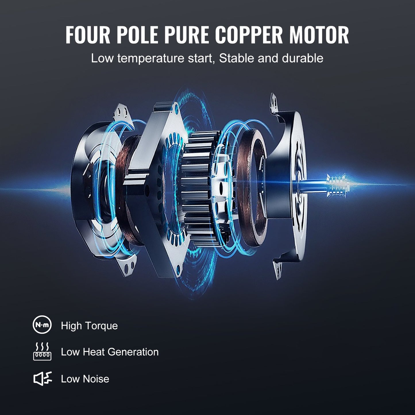 1/4 hk HVAC-vakuumpump och mätarsats 4 CFM grenrörsmätarsats med slang