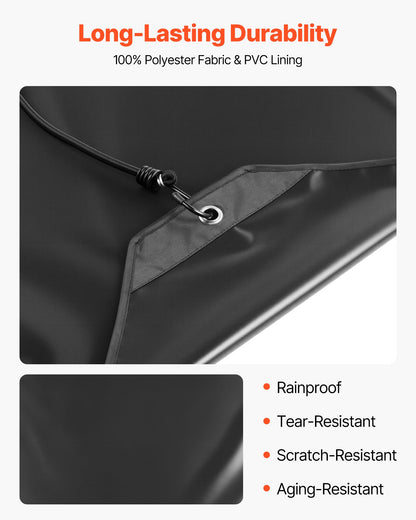 Luftkonditioneringsskydd för utomhusenheter, 810 x 810 mm Central AC-skydd för luftkonditioneringsenhet, Top Universal Mesh Defender Regntät Enkel installation för utomhusbruk Utomhus Alla årstider, Svart