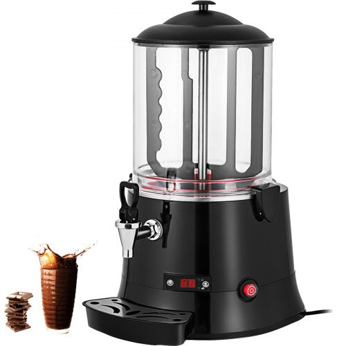 Varm chokladmaskin KS-RQ Chokladsmältare Varm chokladdispenser 10L för hotell Restauranger Bagerier Caféer för smältning av choklad
