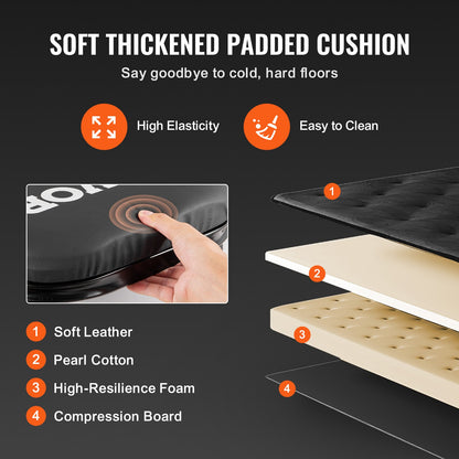 101,6 cm hopfällbar Z-garagepall med krypstol, mekanikerpall, 204,1 kg kapacitet