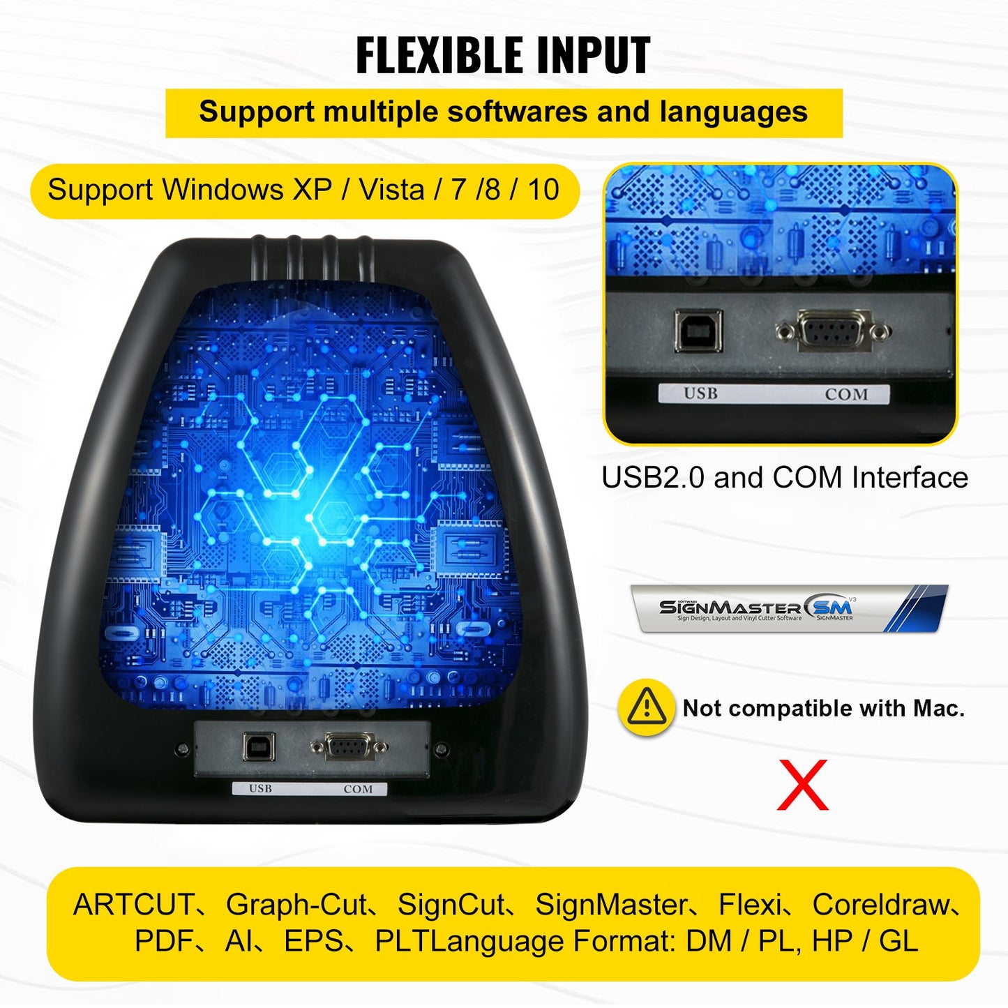 Vinylskärare 53 tums vinylskärmaskin med golvstativ vinylplotter