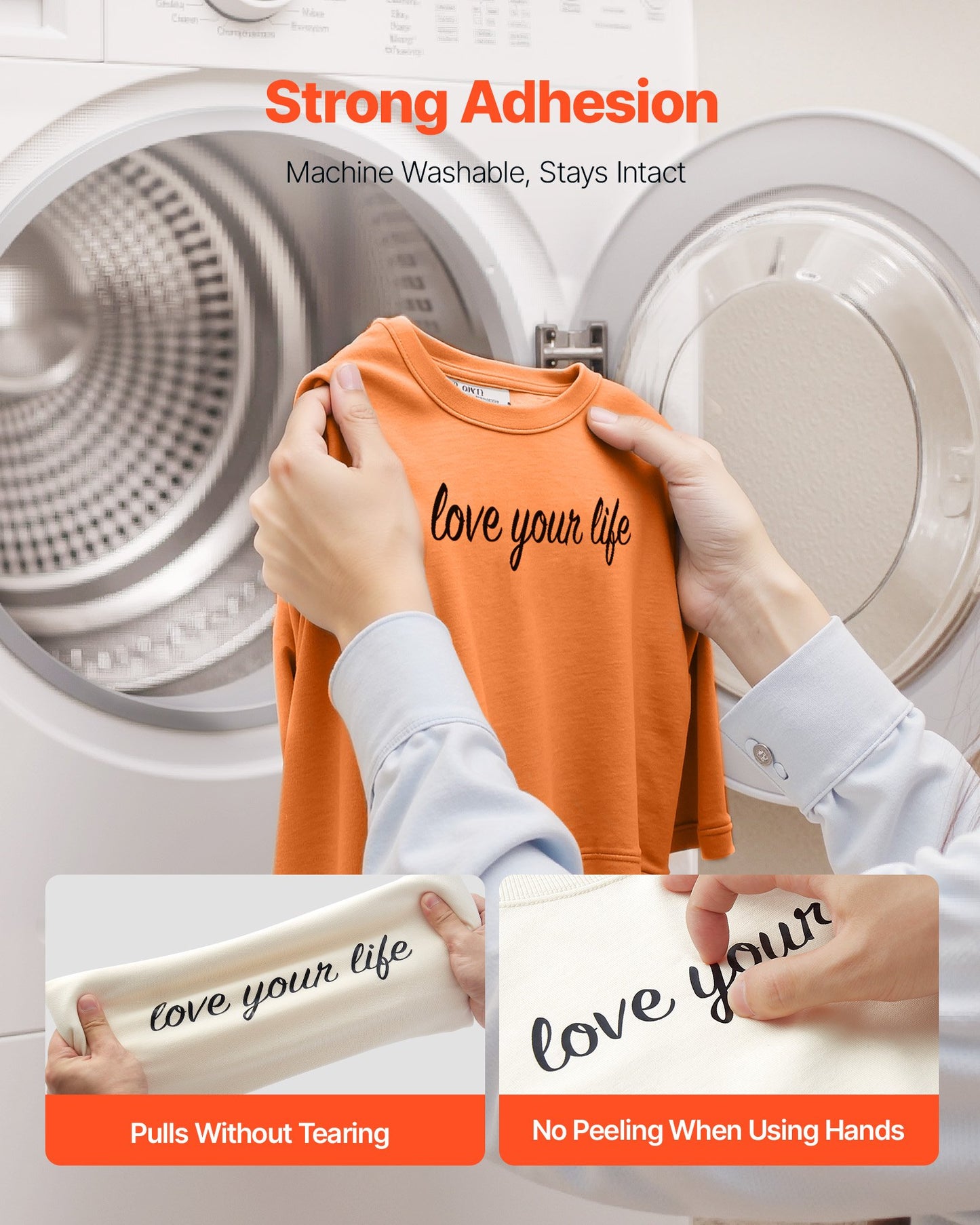 Värmeöverföringsvinyl, 304,8 x 15240 mm, blank svart HTV-strykvinylrulle, lätt att skära och rensa bort, stark vidhäftning, kompatibel med skärmaskiner, för olika material, t-shirts, kuddar, hattar