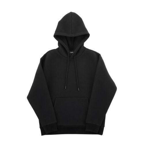 Damtröja med huva, stor storlek, fleece långärmad, bekväm, avslappnad, enkel tröja med huva, varm och hudvänlig, praktisk och trendig, svart hoodie med stor ficka för höst och vinter