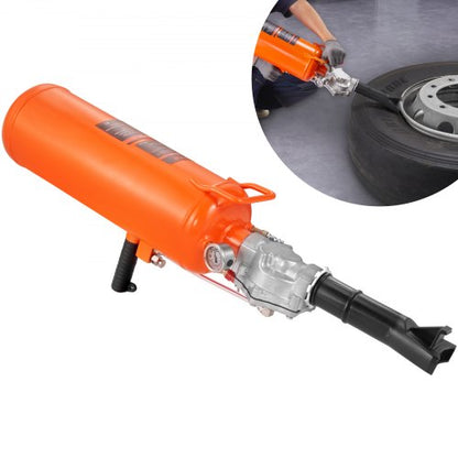 Däcksprängare, 2,1 gal/8 l luftblåsare för däck, 120 psi handhållen blåsare, uppgraderad bärbar däckpumpningsmaskin, 85-116 psi driftstryck för traktor, lastbil, fyrhjuling, bil