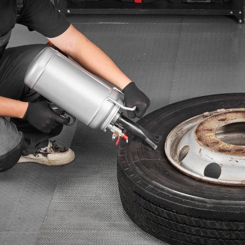 Bärbar däckpärlblåsare, 1,6 gallon / 6 l luftblåsare, handhållen däckpåfyllningsmaskin, 87-116 psi driftstryck, avtryckarmonterad däckpåfyllningsmaskin för bil, kompakt SUV, lätt lastbil, elcykel, husbil, fyrhjuling