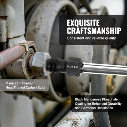 7-delat gängskärarsats, metriskt gängåterställningsverktyg M10 M12 M14 M18 M20 M22, gängverktygssats med förvaringsfodral, värmebehandlat kolstål, för gängreparation i fordon
