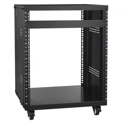12U AV-rackstativ 226,8 kg kapacitet Nätverksstereoinspelningsstudiorack 510x460x700mm
