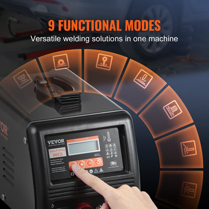 Punktsvetsnings- och bucklucka, 3KW punktsvetsnings- och bucklucka med automatisk/manuell svetsning och 9 mångsidiga lägen, punktsvetsnings- och bucklucka för bil- och lastbilsreparation