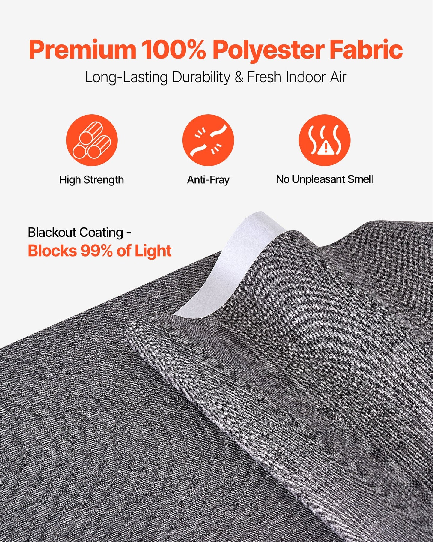 Panelgardiner, utdragbara skenor från 116 cm till 218 cm B, trimbara panelgardiner upp till 243 cm H, vertikala mörkläggningsgardiner för skjutdörrar, altandörrar, rumsavdelare, mörkgrå