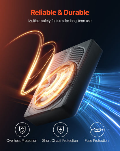 10" 440W subwoofer för bil, smala, drivna subwoofers med blått omgivningsljus, lågprofilsubwoofer under sätet med inbyggd förstärkare, fjärrkontroll för stadsjeepar, bil, lastbil, husbil