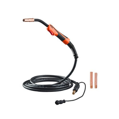 250A MIG-svetspistol med 4,5 m kabel, kompatibel med LincoIn Power MlG 200, 215, 216, 255 och Wire-Matic 255 svetsar, lämplig för 0,035" och 0,045" svetstrådar