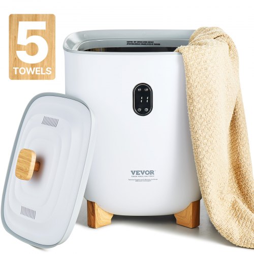Handduksvärmare för badrum, 25 liters handduksvärmarhink med automatisk avstängning för spa. Rymmer upp till 5 stora badhanddukar, filtar, kläder, badrockar, pyjamasar och mer.