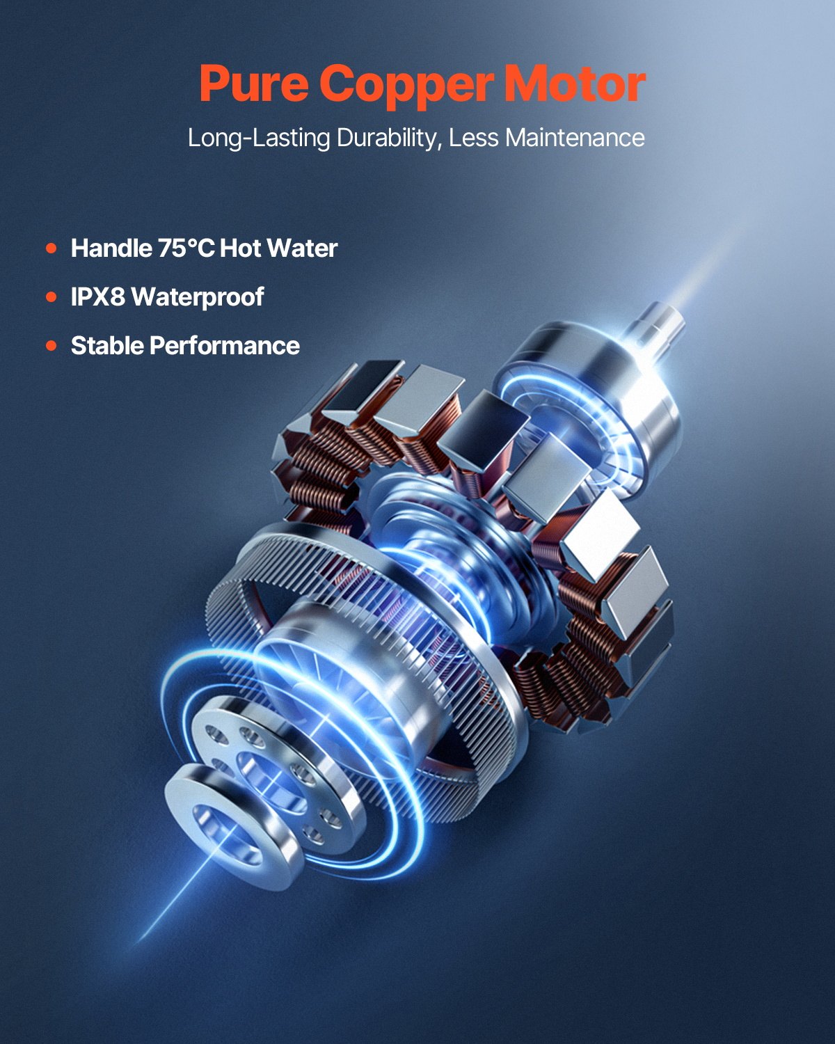 Maceratorpump, 1200 W, 180 l/min (48 gpm) flöde, 10 m tryck, macerator avloppstoalettpump med 4 vatteninlopp, uppspolningsmaskin för avloppsvattenhantering, toalett, källare, dusch, handfat, tvättstuga, badkar