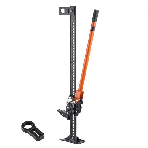 Farm Jack, 107.5 cm Utility High Lift Farm Jack, 3.18 Ton Capacity Ratcheting Off Road Utility Jacks, Heavy-Duty Lift Jacks with 130.1-929.6 mm Lifting Range for Tractor, Truck, SUV