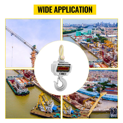 5000 kg 11000 lbs digital kranvåg Kranvåg för tung drift Industriell digital hängande våg Vikt LED