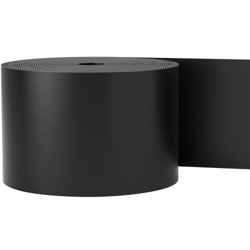 Kantlist för landskapsarkitektur, 25,4 cm djup, 45,7 m total längd, återvunnen HDPE-spiralformad terrassbräda, flexibel böjbar kantlist för landskapsarkitektur, gräsmatta, trädgård, uteplats, mot inkräktande ogräs, svart