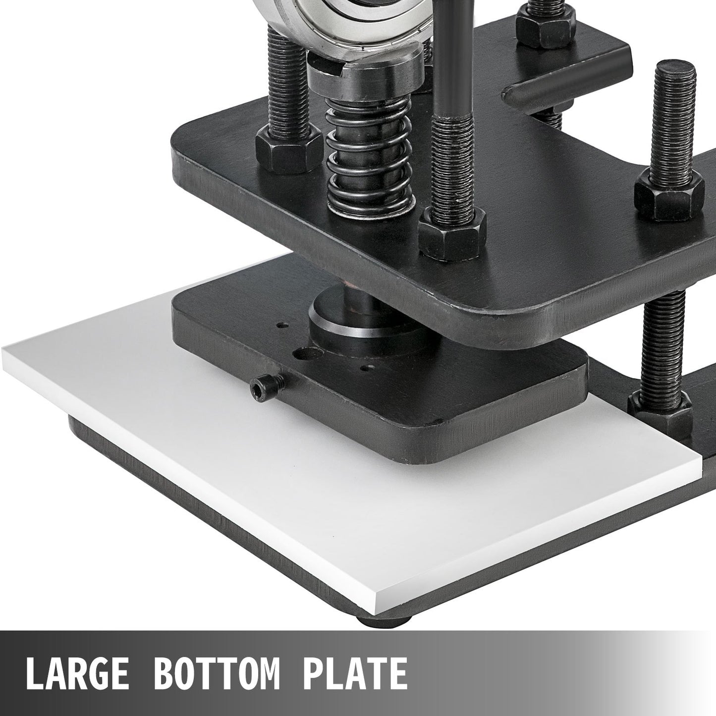 Läderskärmaskin 180x120mm Manuell stansmaskin Kraftig läderpräglingsmaskin Handpress Formgjutning Läderstansning Läderskärmaskin för olika material