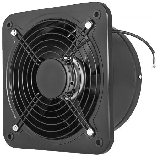 Industriell ventilation Frånluftsfläkt kommersiell metall axial frånluft 250 mm/10 tum luftavdragare (250 mm/10 tum)