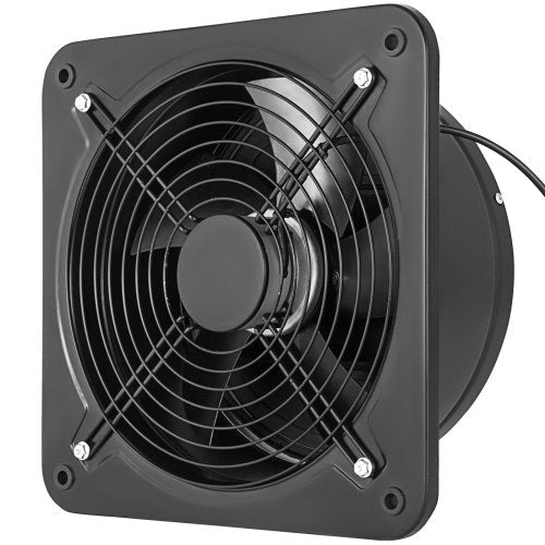 12-tums industriell ventilationsfläkt kommersiell luftblåsare metall axial avgas 300 mm luftavdragare (300 mm/12 tum)