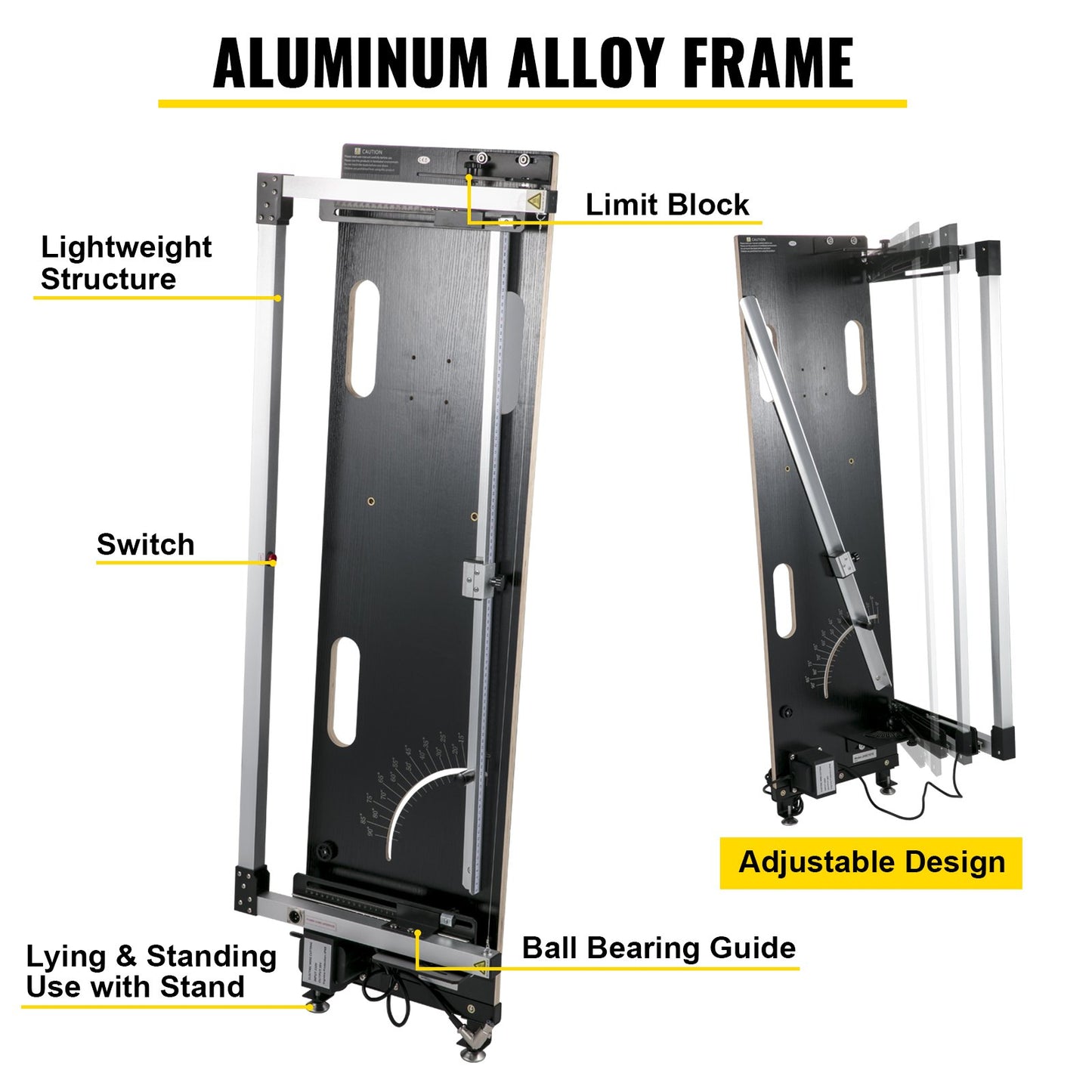 Frigolitskärmaskin 42 cm max. skärtjocklek Skumskärare 127 cm max. skärlängd Skumskärare med het tråd 0-90° frigolitskärare Sex värmetrådar med stativ för skärning av skumpärl och bomull