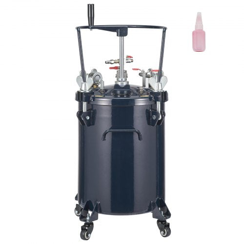 Tryckbehållare för sprayfärg, 30L/8gal luftfärgsbehållare med manuell omrörare, läckagereparationstätningsmedel för industri, heminredning, arkitektur, konstruktion, fordonsmålning, max 70PSI